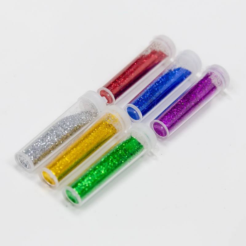 5 Primary Color Glitter Shaker H147180
