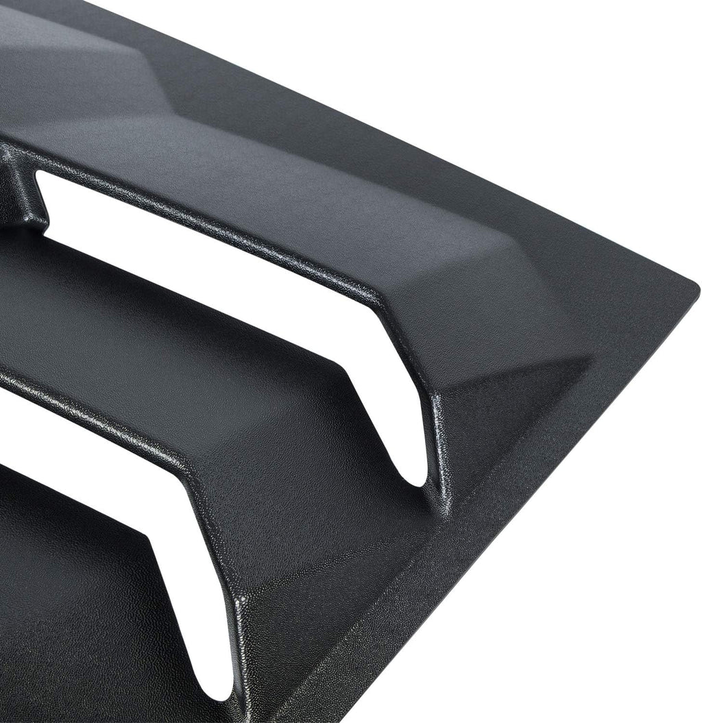 Rear Window Louvers Sun Shade Cover Matte Black S842488