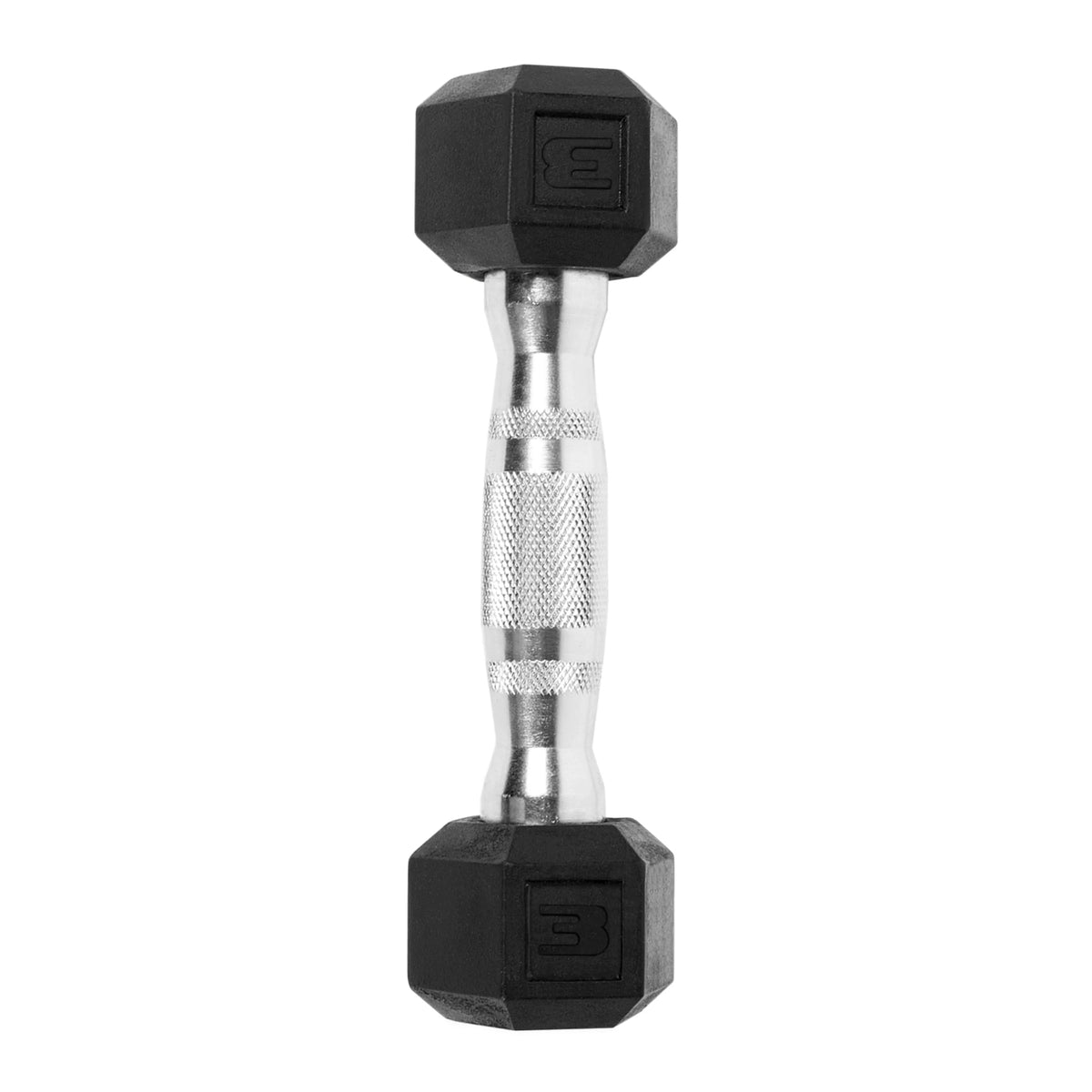 3lb Rubber Hex Dumbbell M121604