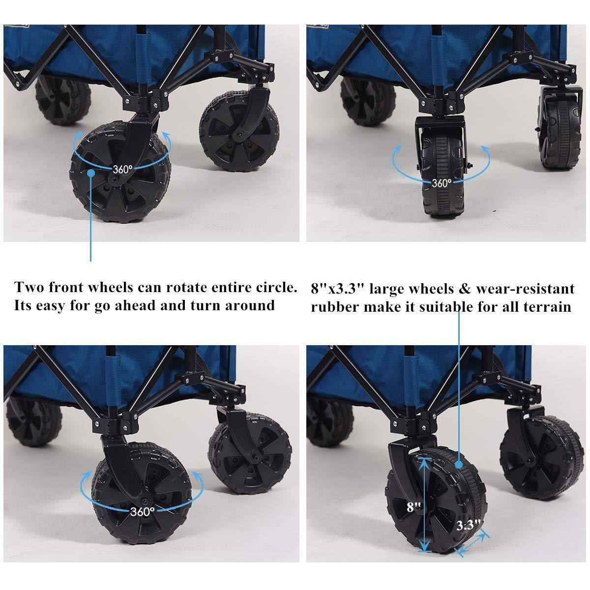 Collapsible Steel Camping Wagon Cart L3288