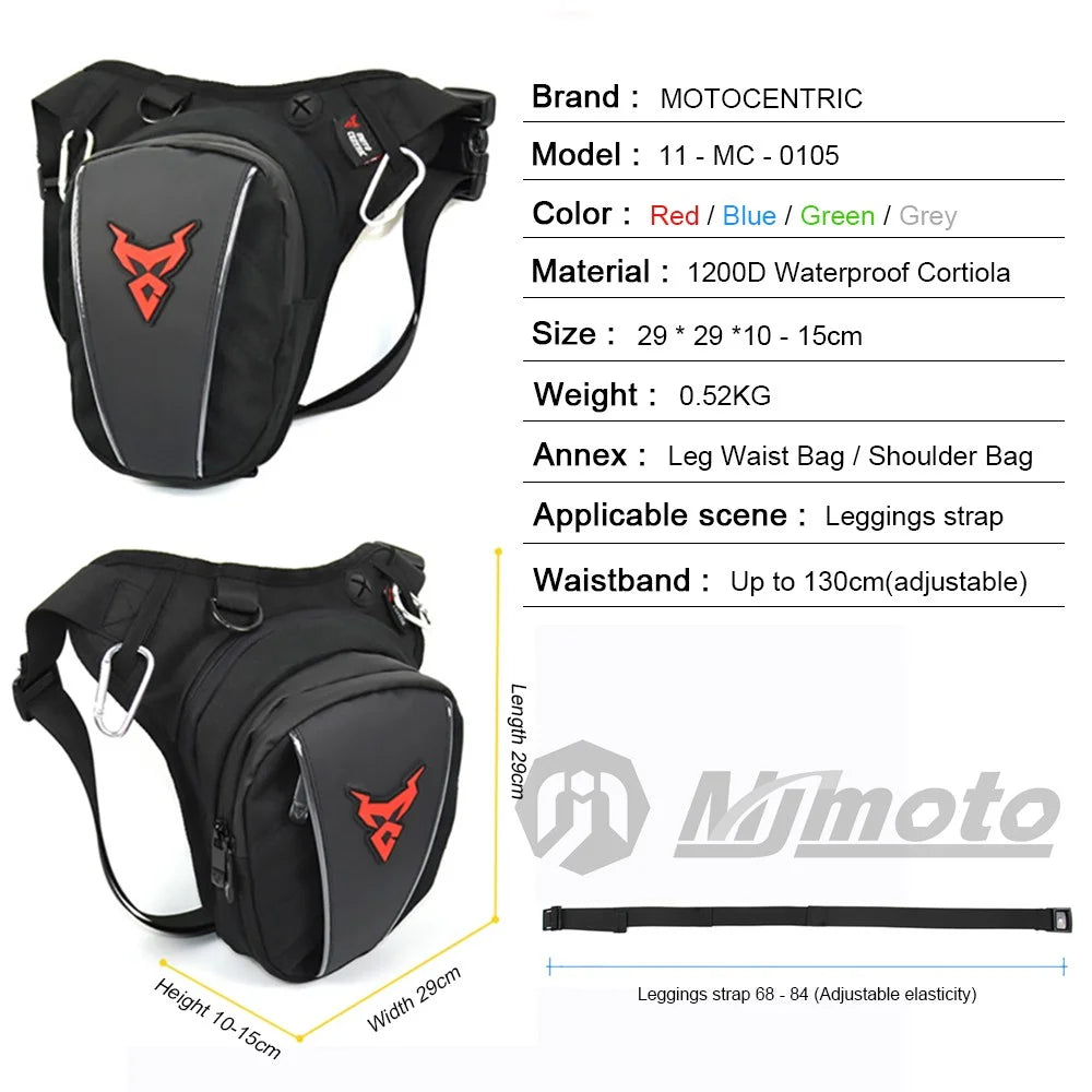 Oxford Cloth Motorcycle Thigh Bag L807563
