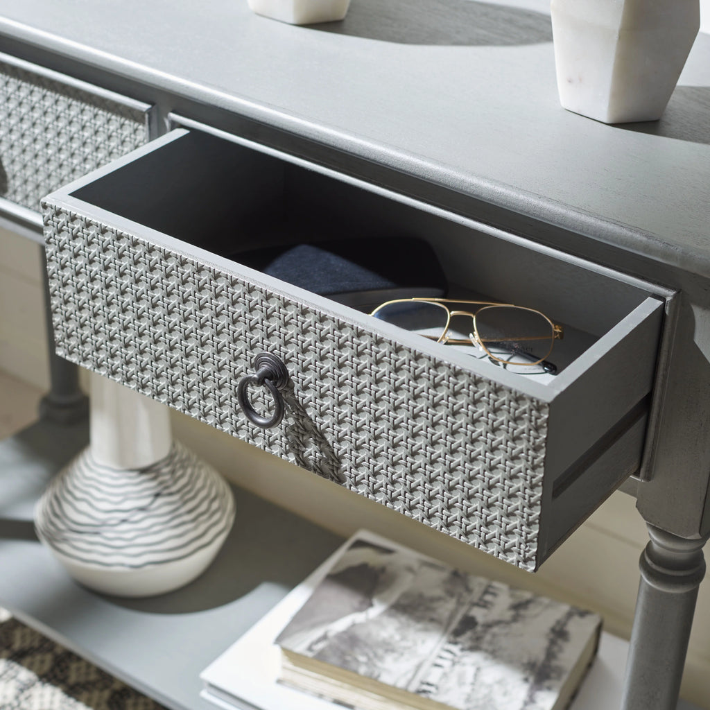 Modern 2 Drawer Console Table J91434