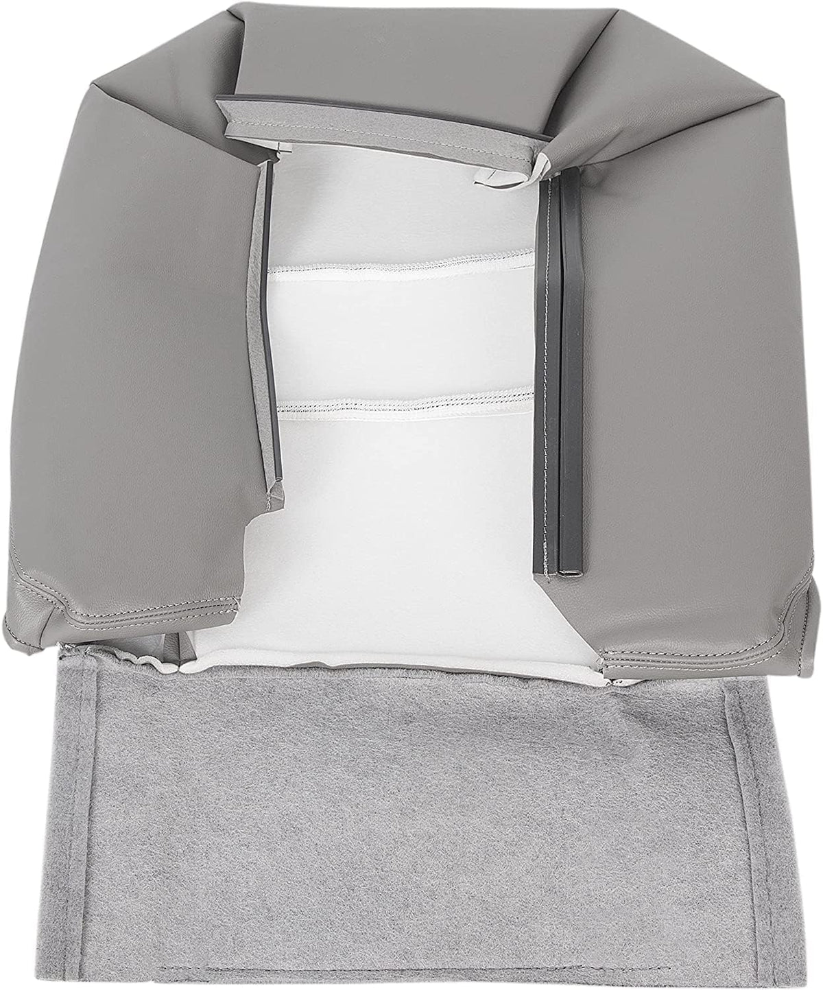 Gray Leather Front Driver Side Seat Cover Pack of 2 Z42996