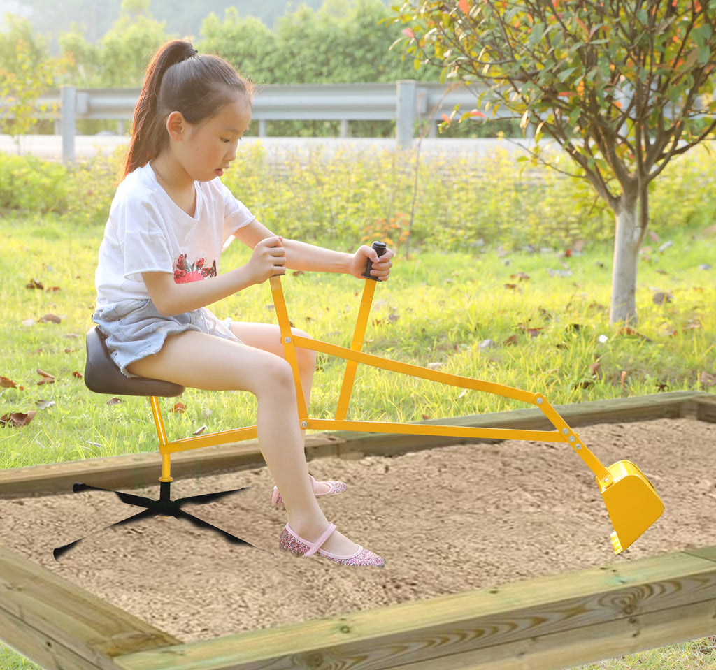Metal Sand Digger Toy Crane Y51361
