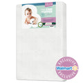 2 Ventilated Memory Foam Crib and Toddler Mattress Topper with Waterproof Cotton Cover N917