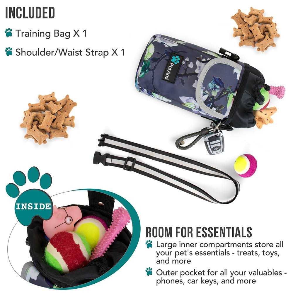 Large Dog Treat Pouch with Pocket Z127