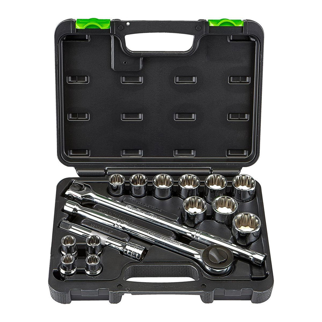 1/2 in. Drive Metric Socket Set, 16-Piece Y21859