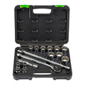 1/2 in. Drive Metric Socket Set, 16-Piece Y21859