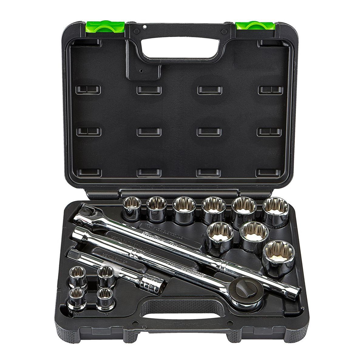 1/2 in. Drive Metric Socket Set, 16-Piece Y21859