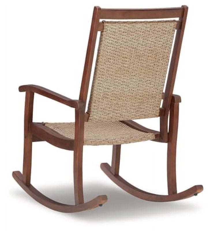 Brown/Natural Rocking Chair R549
