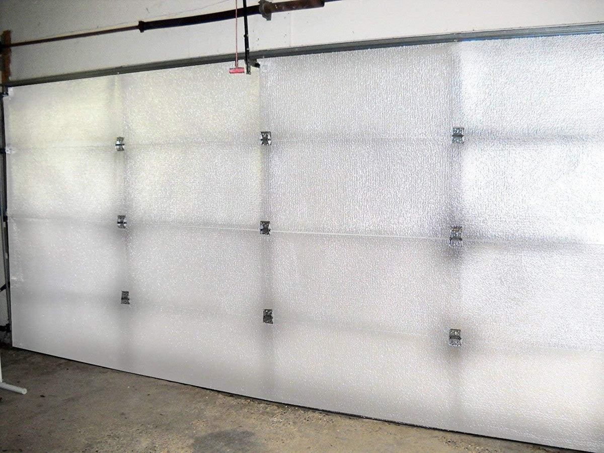 White Reflective Foam Core Garage Door Insulation Kit M348