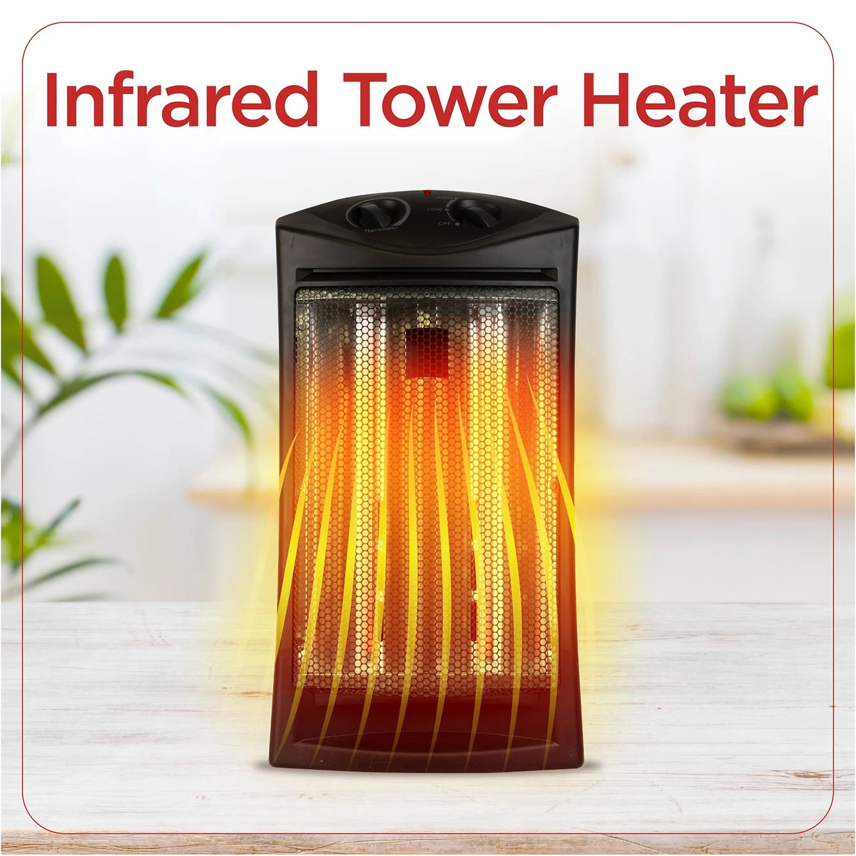 1500W Infrared Quartz Tower Heater X691435
