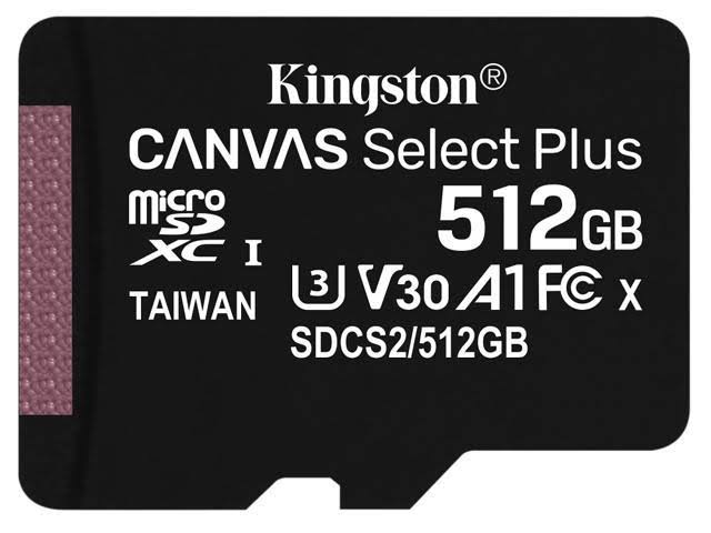 512 GB MicroSDXC Memory Card with SD Adapter O7620