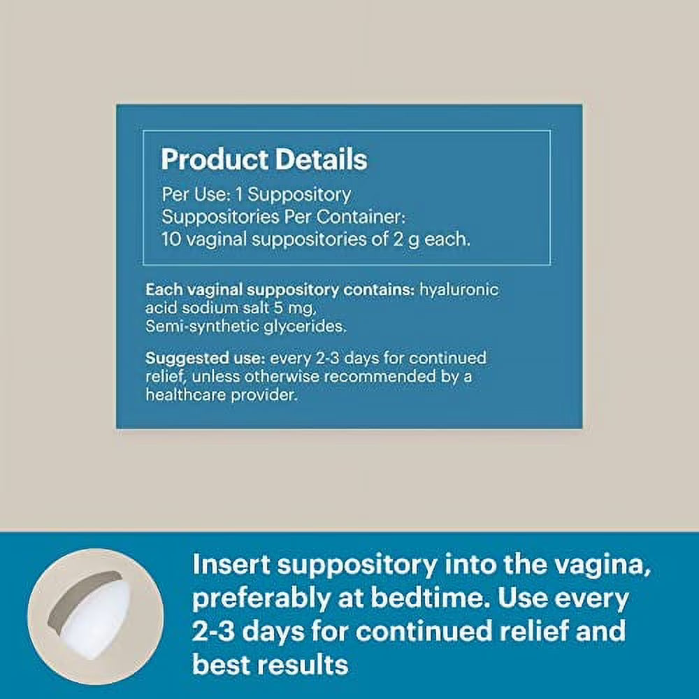 Vaginal Moisturizer with Hyaluronic Acid, 1 Month Supply M70428