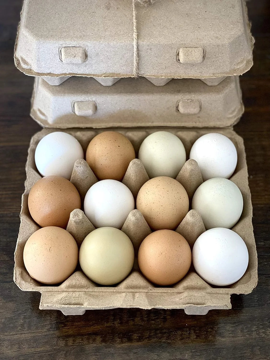 Blank Egg Cartons 75-Pack 3x4 Holds 12 Large Eggs Recycled Cardboard P4315