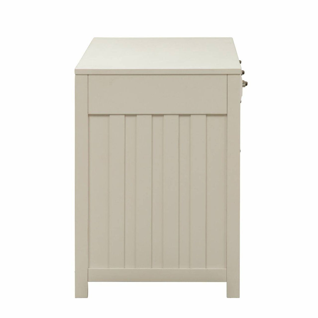 White Computer Credenza V268