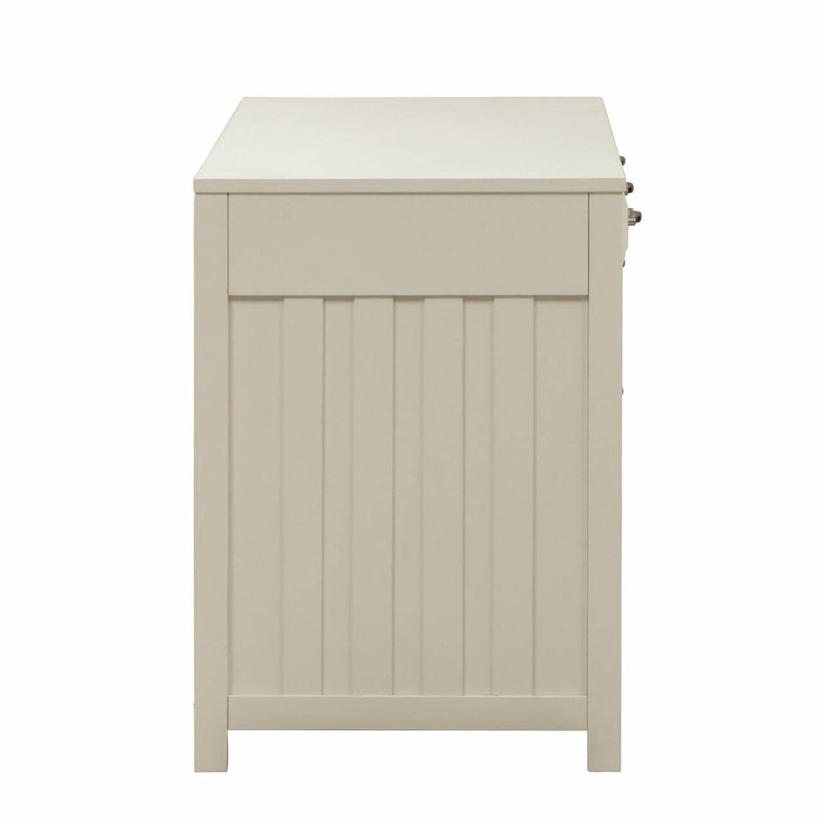 White Computer Credenza V268