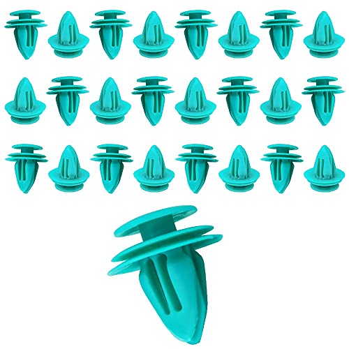 30x Nylon 8mm Door Panel Push Clips with Seal B90353
