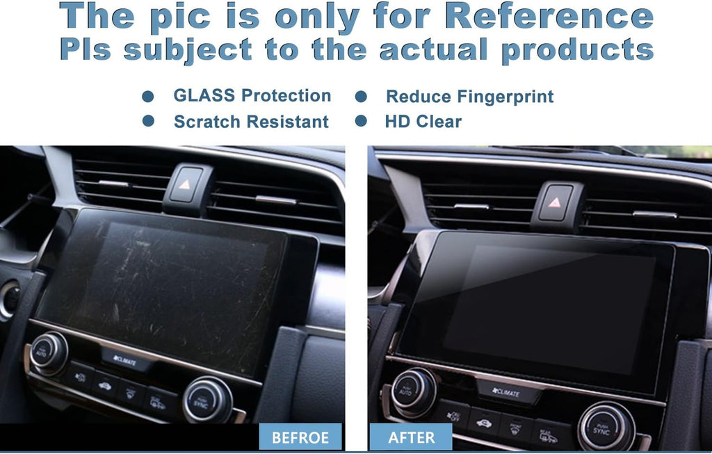 8 Inch Tempered Glass Car Navigation Screen Protector P300