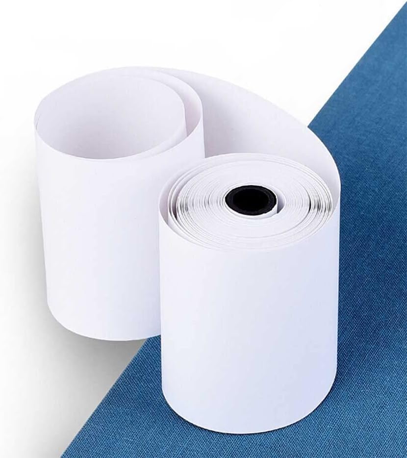 2-1/4'' x 50' White Thermal Paper Rolls (50 Rolls) Pack of 2 B9031