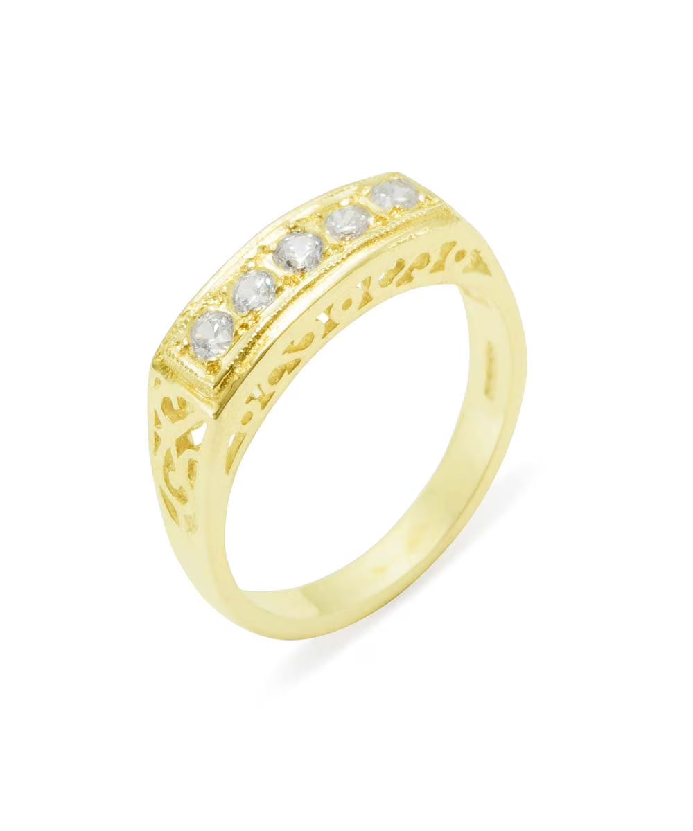 9k Yellow Gold Diamond Eternity Ring Q382