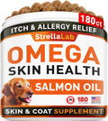 Omega 3 Fish Oil Dog Chews 180Ct Salmon Flavor L7866