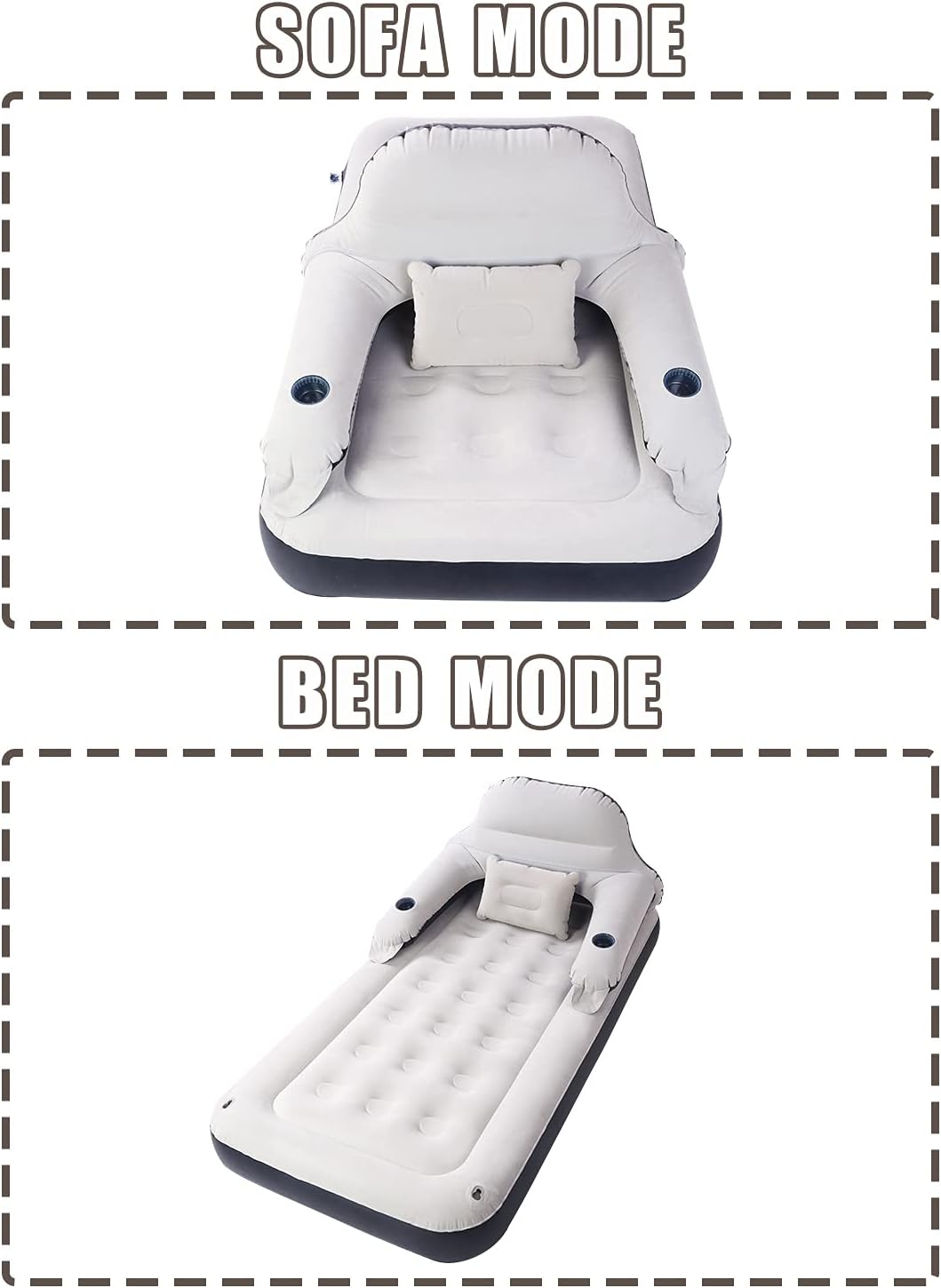 Twin Air Mattress with Soft Backrest Patch Kit M134580