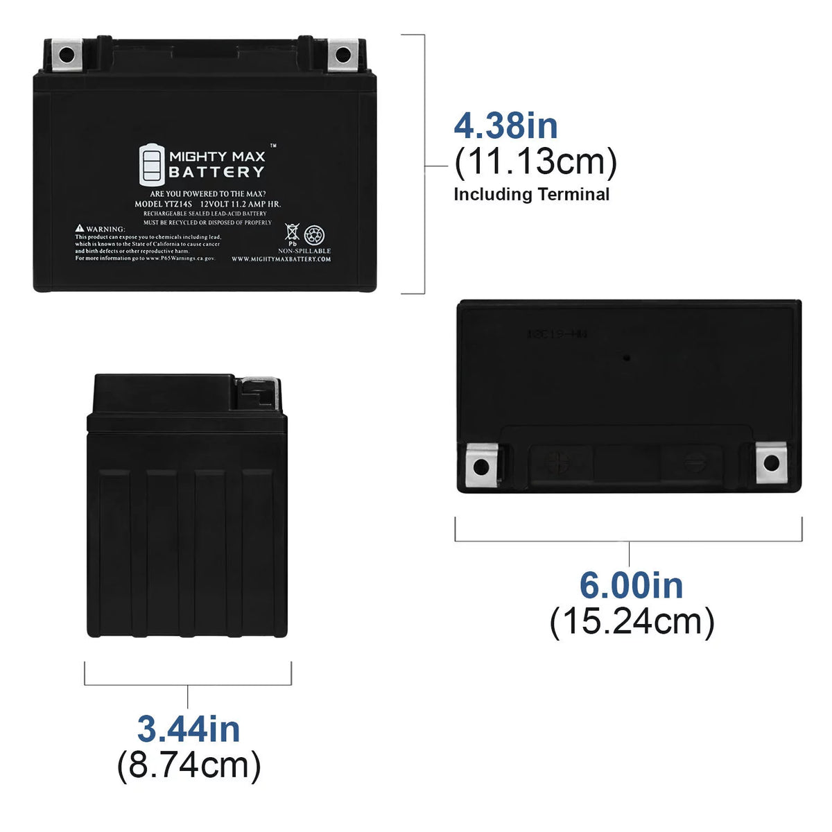 12V 11.2AH Replacement Battery 2 Pack H173329