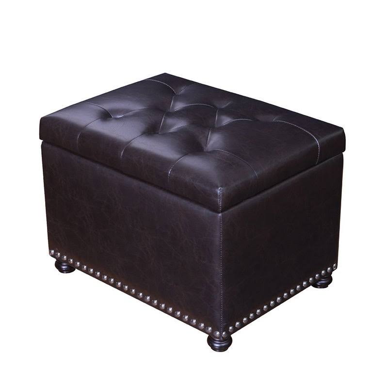Rectangular Tufted Storage Ottoman J771202