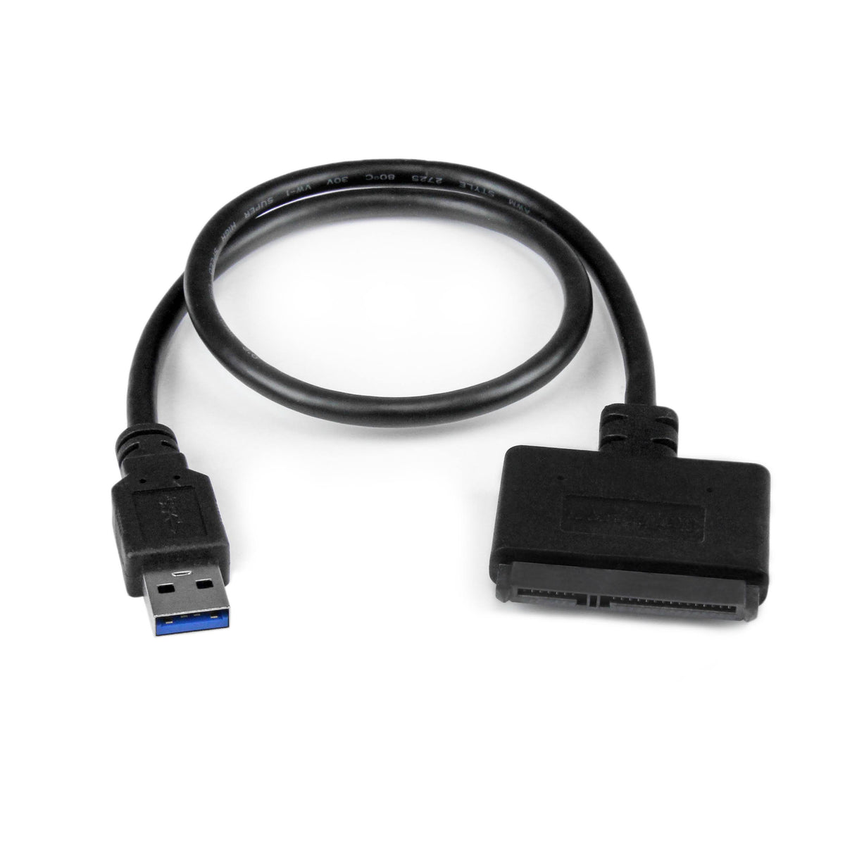 USB 3.0 to 2.5 inch SATA III Hard Drive Adapter Cable with UASP, Black V339751