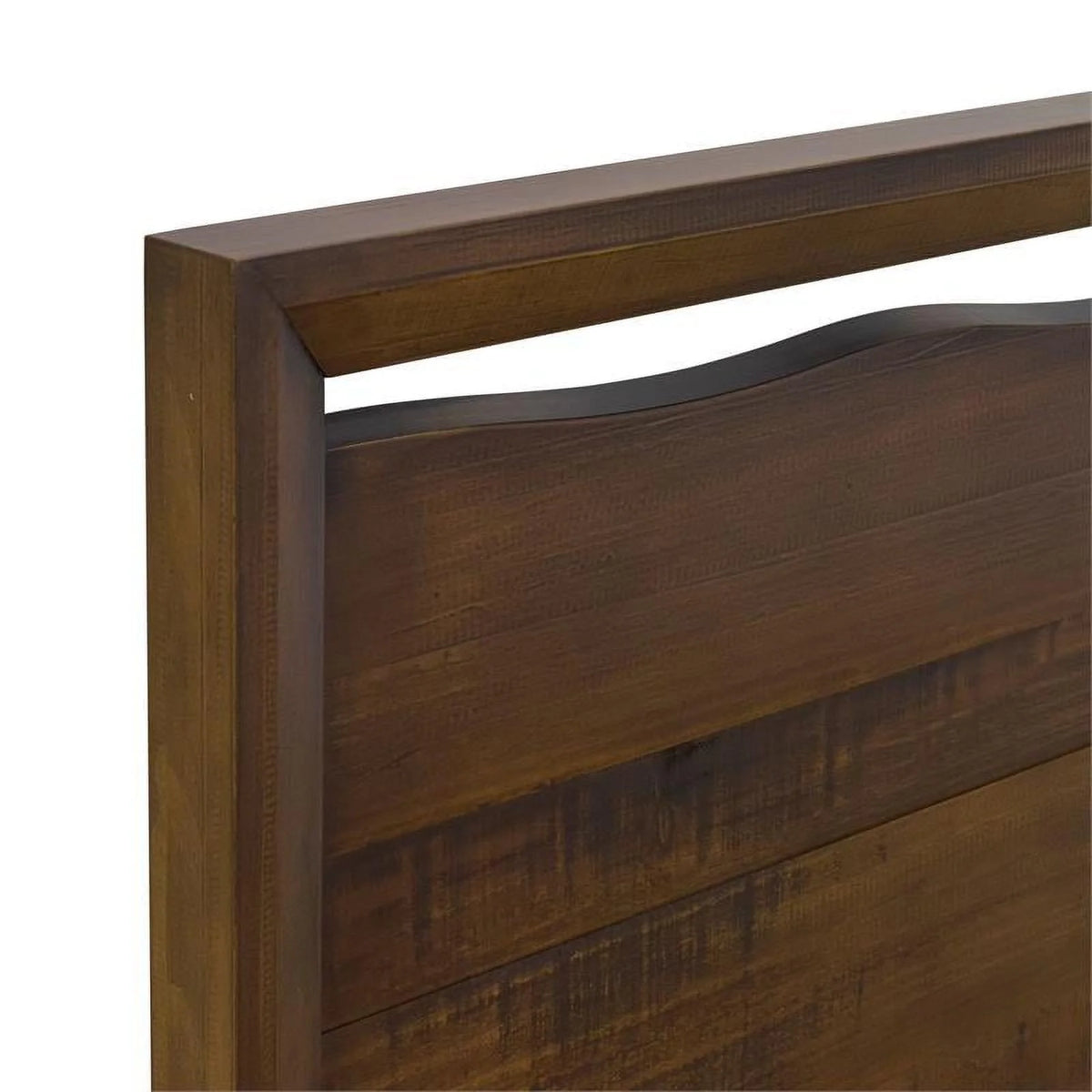 Queen Mocha Brown Wood Platform Bed I6344
