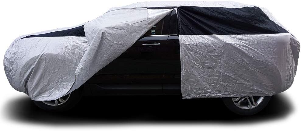 Lightweight Poly 210T Car Cover for Large Sedans O107497
