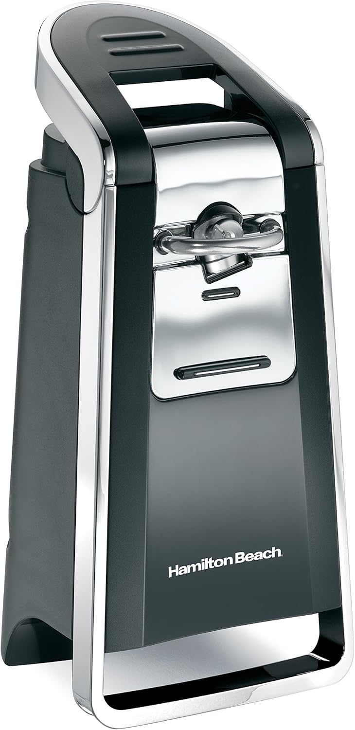 Smooth Edge Electric Automatic Kitchen Can Opener and Soft-Handled Manual Can Opener J666