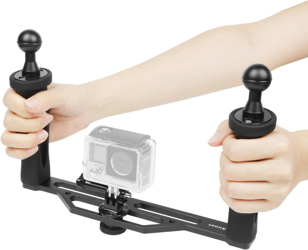 Aluminium Alloy Underwater Video Light Stabilizer Tray Q211289