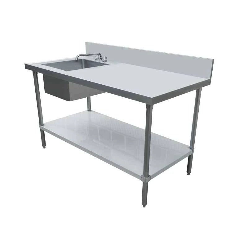 Work Table with Prep Sink C112