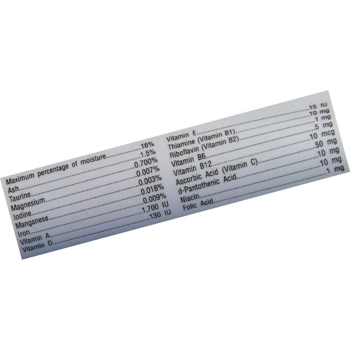 Vitamin Supplement I812