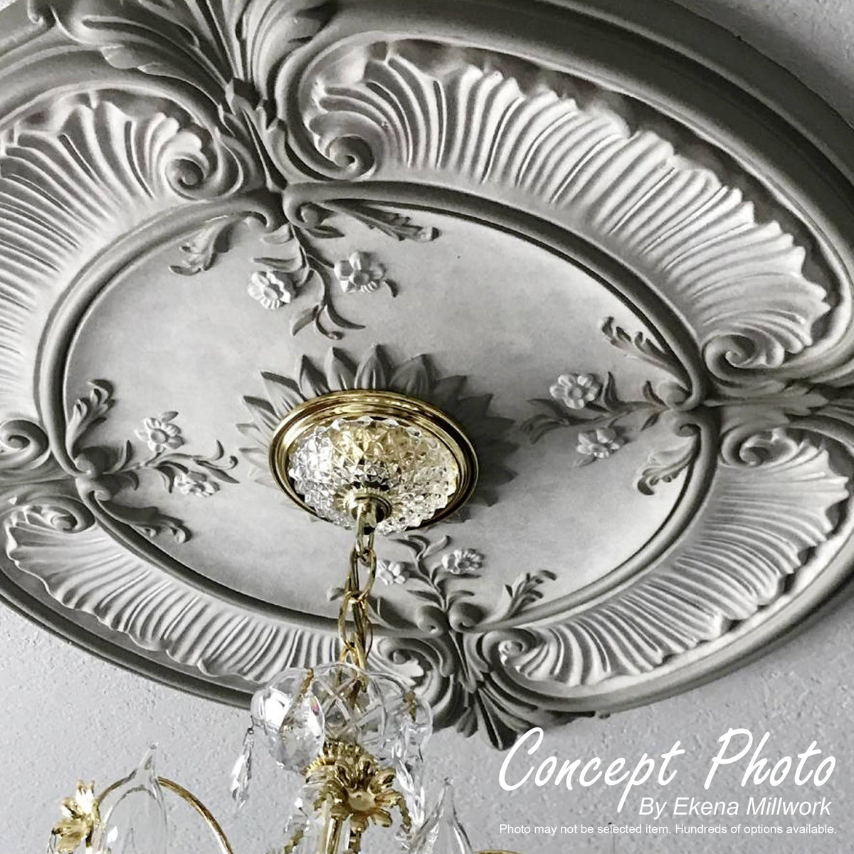 12x22OD x 1 3/4x22P Ceiling Medallion H5256