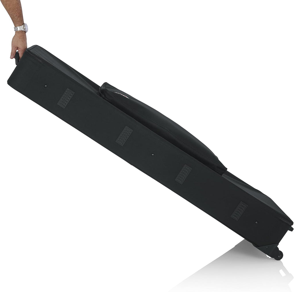 Lightweight Rolling Keyboard Case for 88 Note Keyboards and Electric Pianos E6761