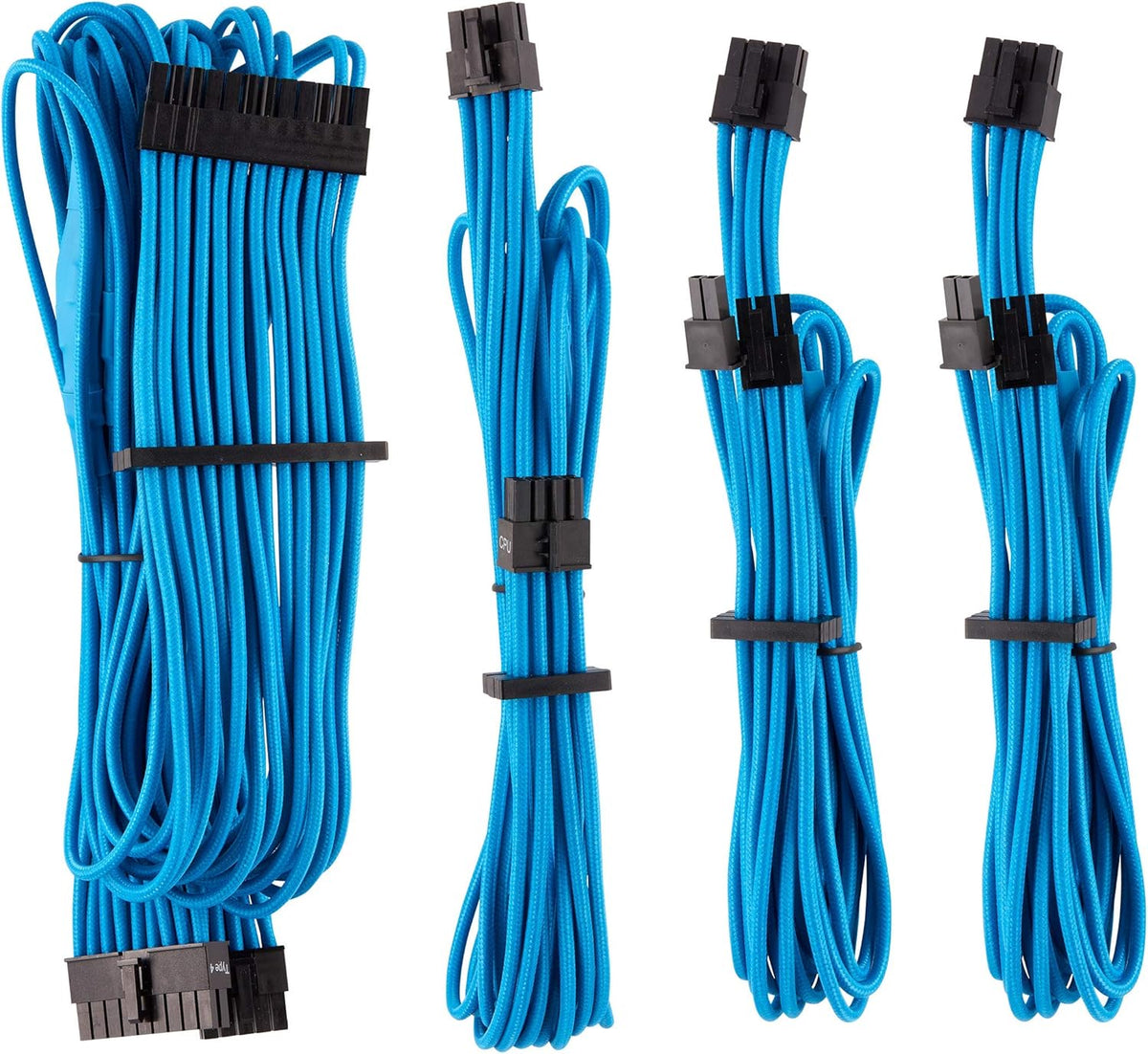 White Individually Sleeved PSU Cables Starter Kit H714459