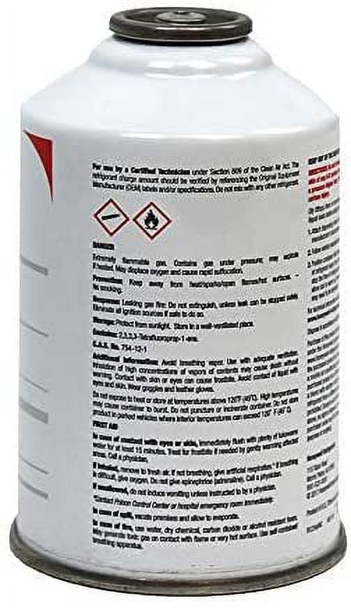 8oz HFO-R1234yf Refrigerant 2 Cans & Brass Can Tap with Gauge K132380