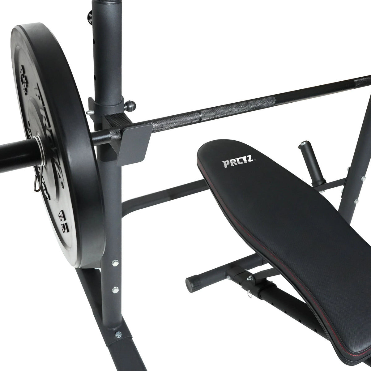 Two-Piece Olympic Weight Bench with Squat Rack B7851