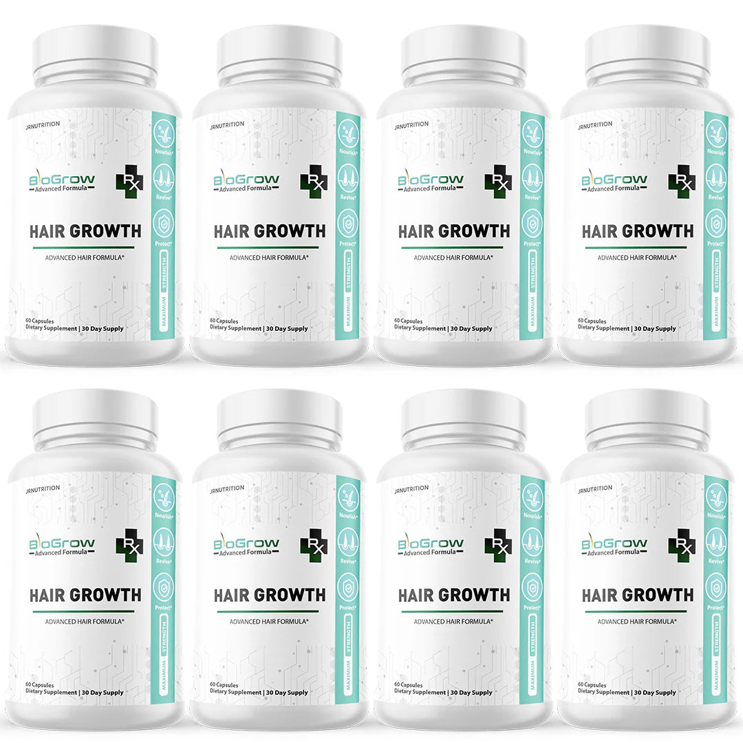 60 Capsules Hair Growth Dietary Supplement 8 Pack T4924