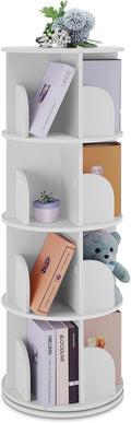 Rotating 360 Display Floor Standing Bookshelf Storage Rack O54049