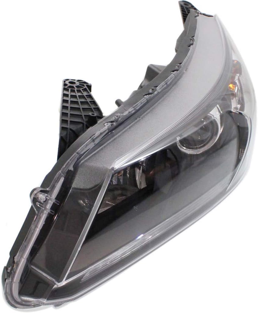 Honda Accord Headlight 2013 2014 2015 Driver Side Halogen Bulbs Included Sedan H6742