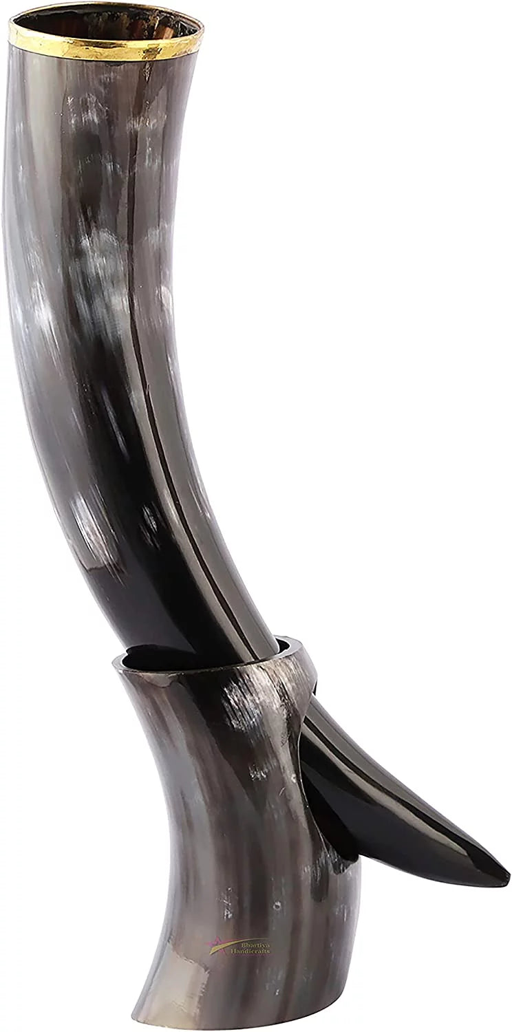 Viking Drinking Horn with Stand 4 pk W987