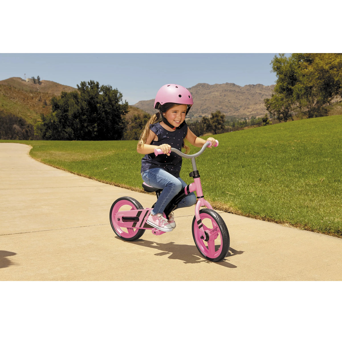 Pink 12-Inch Training Bike B91832