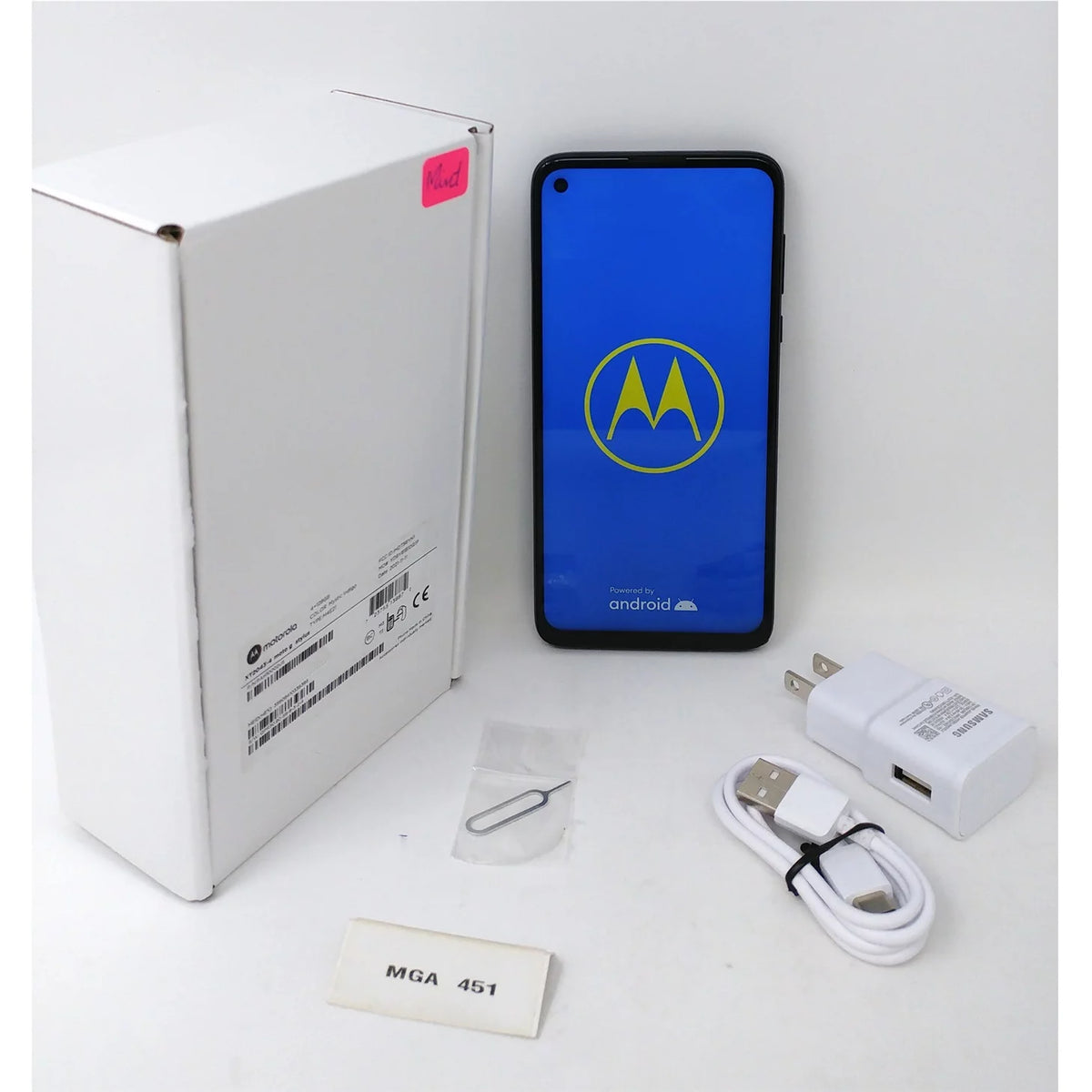 Pre-Owned Motorola Moto G Stylus 128GB+4GB Unlocked Phone Mystic Indigo D324