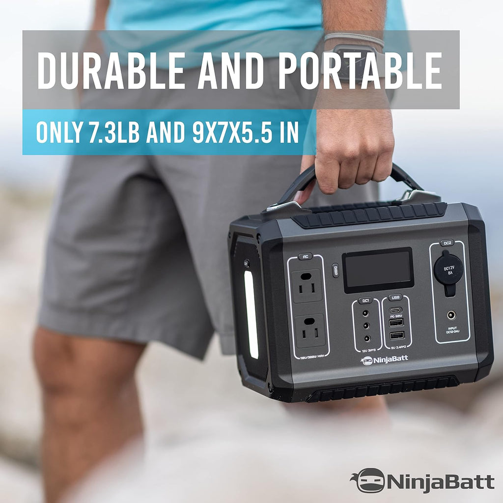 280Wh Portable Power Station with 110V/300W AC Outlets G61723