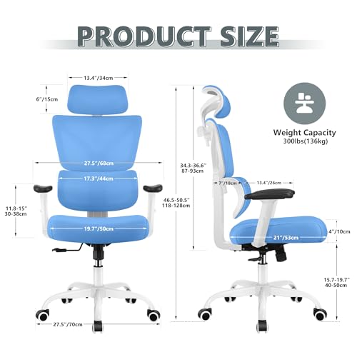 Black Ergonomic High Back Reclining Mesh Office Chair M596727