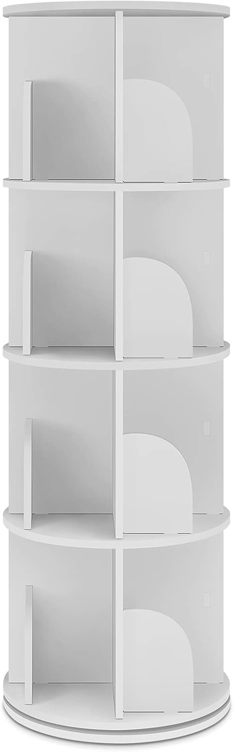 Rotating 360 Display Floor Standing Bookshelf Storage Rack O54049